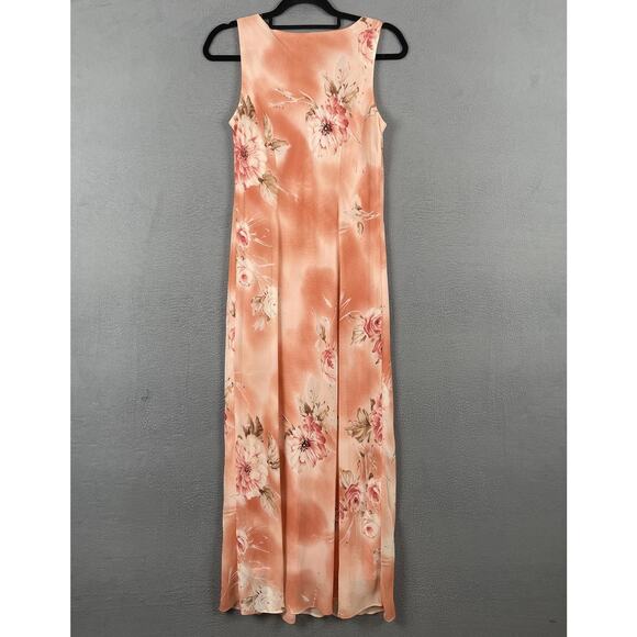 Positive Attitude Dress Womens 6 Floral Sleeveless Maxi Formal Elegant Special - Picture 3 of 7